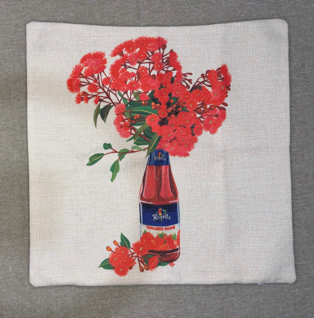 Rosella Sauce Bouquet Cushion Cover