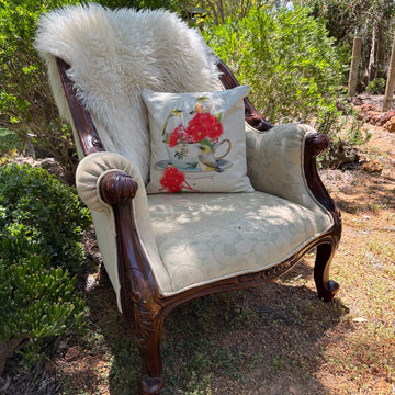 Silvereyes Teacup Cushion Cover