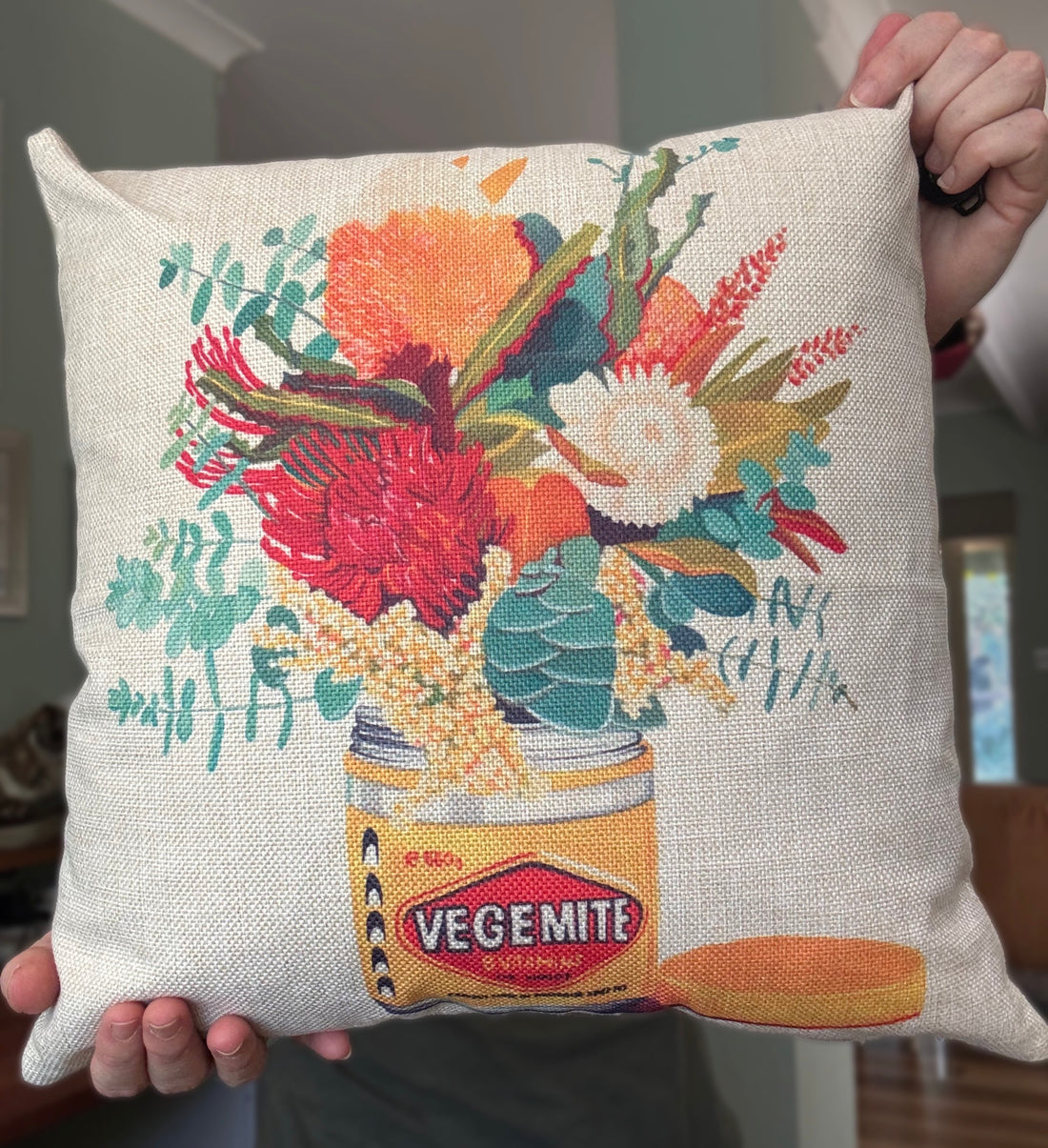 Vegemite Bouquet Cushion Cover